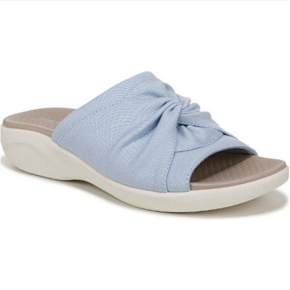 NEW! Women's LifeStride Cherish Slide Sandal, Skyway Blue, Size 8M